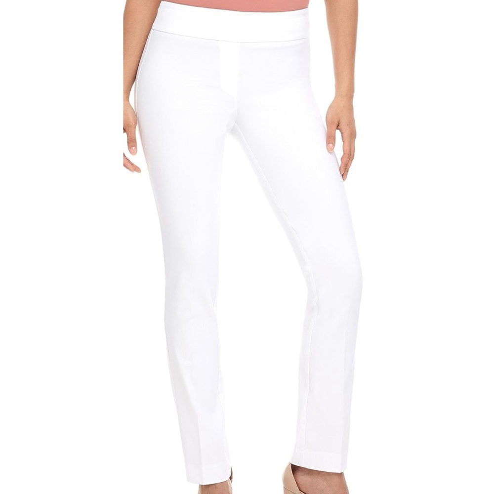 Rekucci White Pull-On Comfort Pants – Spring Stretch Twill Short